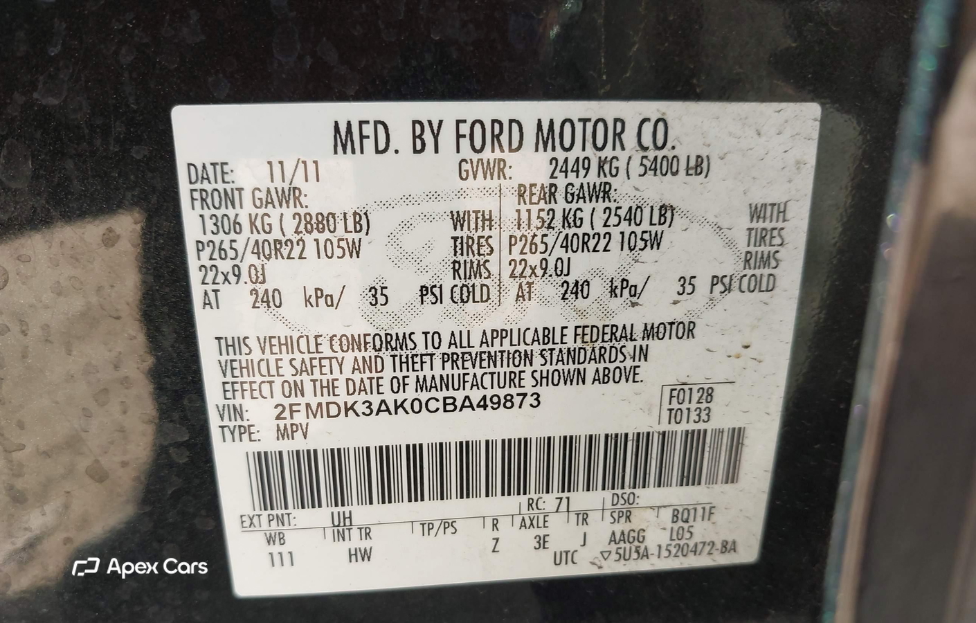 Ford Edge 2012