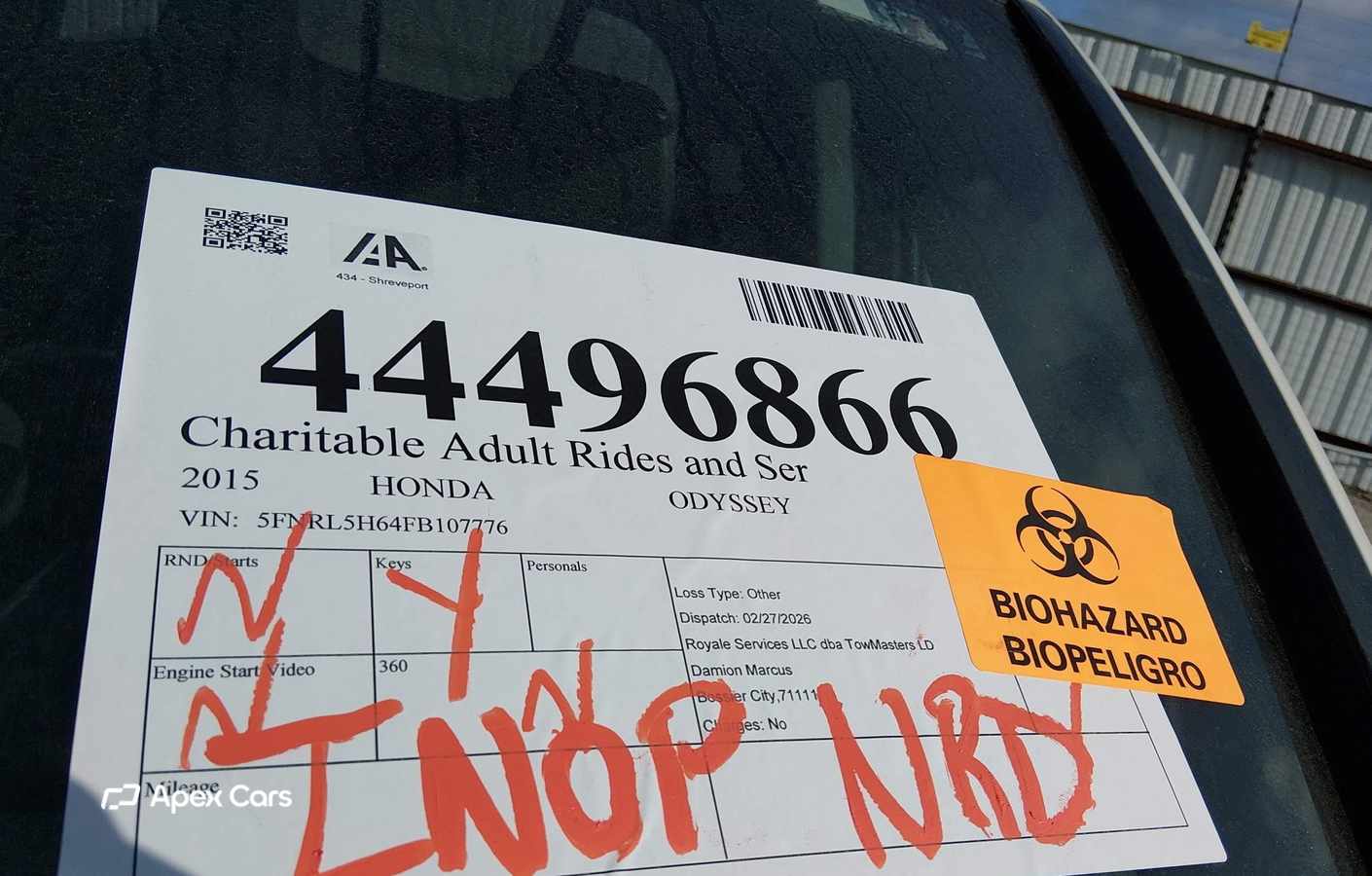 Honda Odyssey 2015