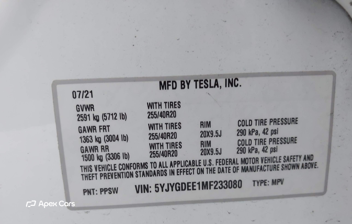 Tesla Model Y 2021