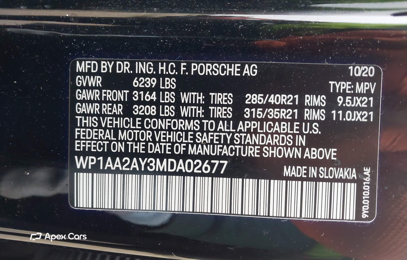 Porsche Cayenne 2021