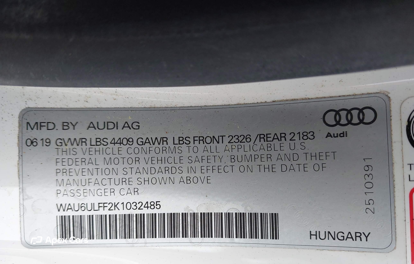 Audi A3 2019