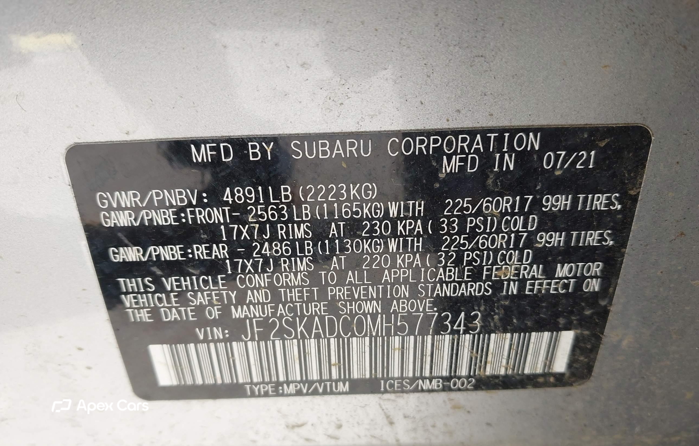 Subaru Forester 2021