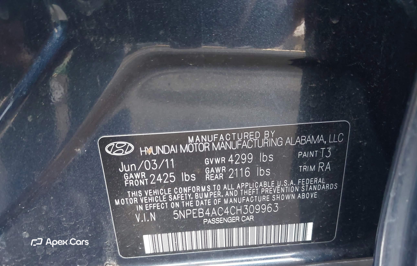 Hyundai Sonata 2012