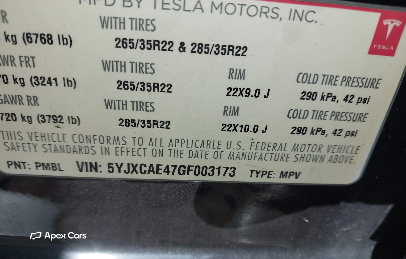 Tesla Model X 2016