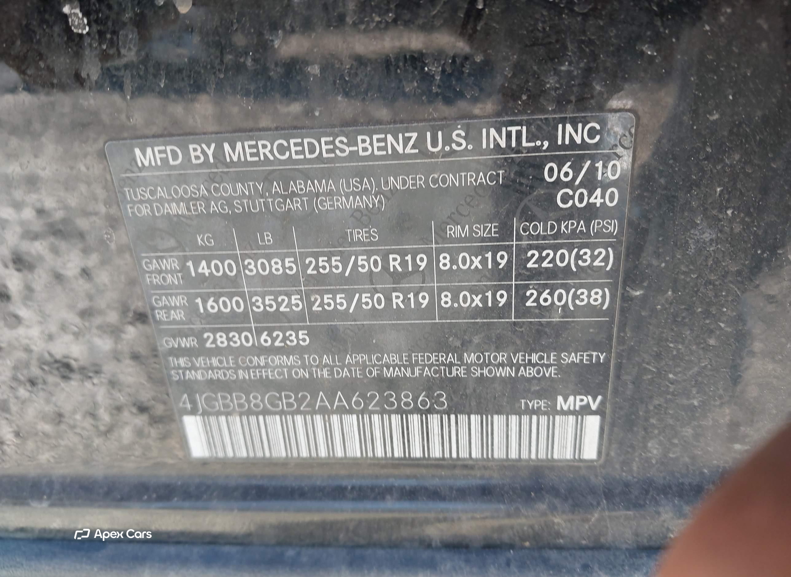 Mercedes-Benz M-klasse 2010