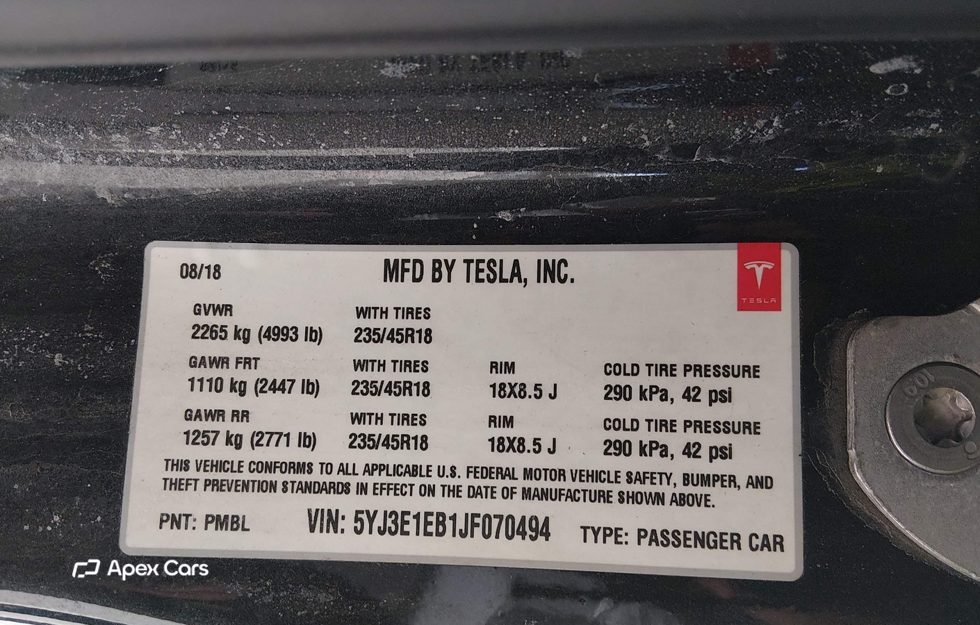 Tesla Model 3 2018