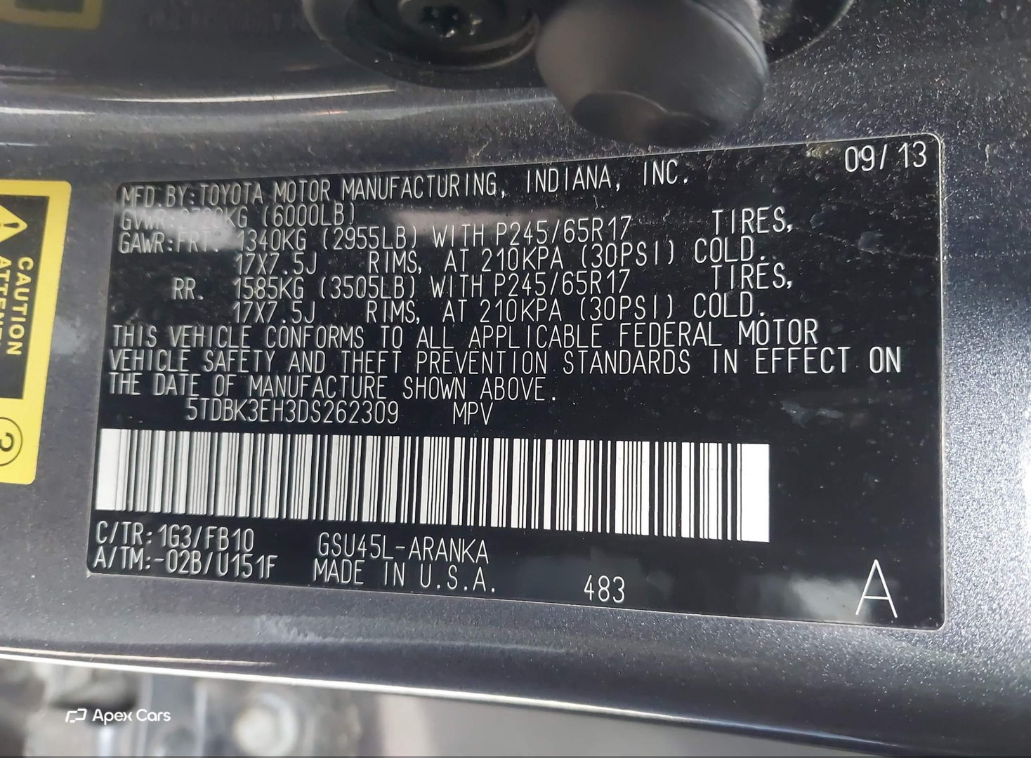 Toyota Highlander 2013