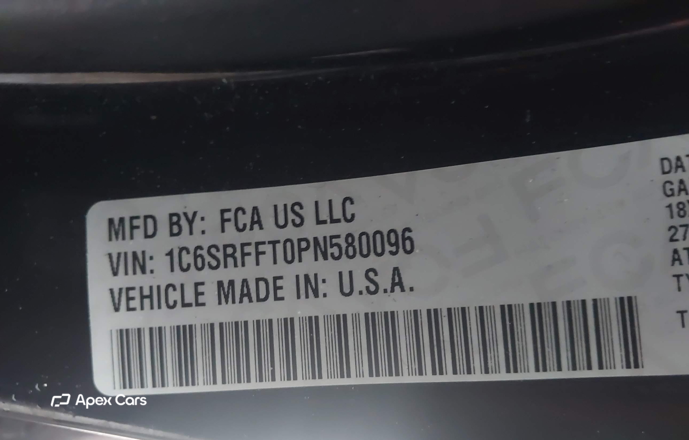 RAM 1500 2023