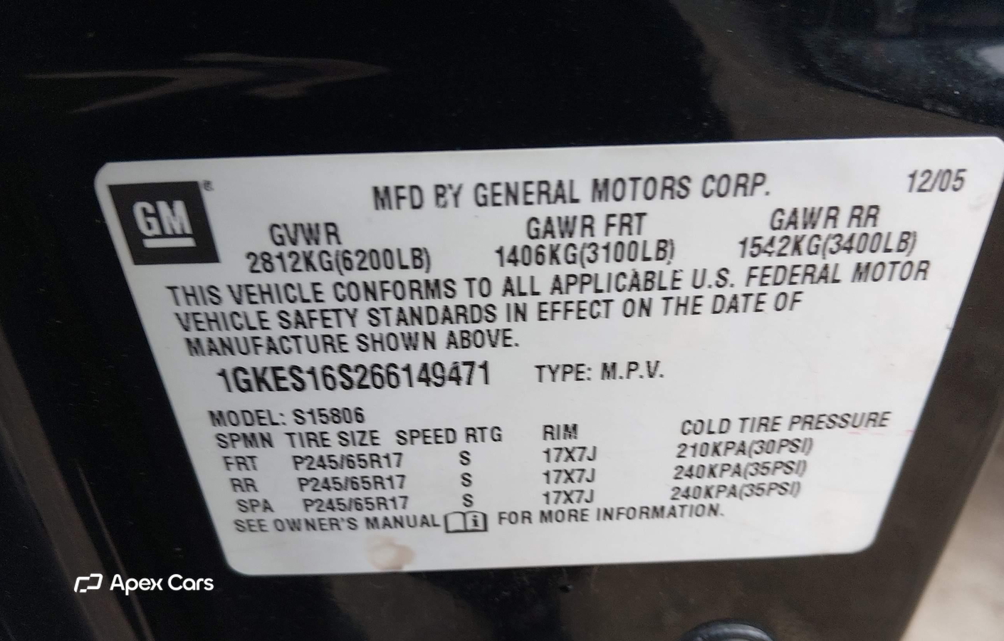 GMC Envoy 2006
