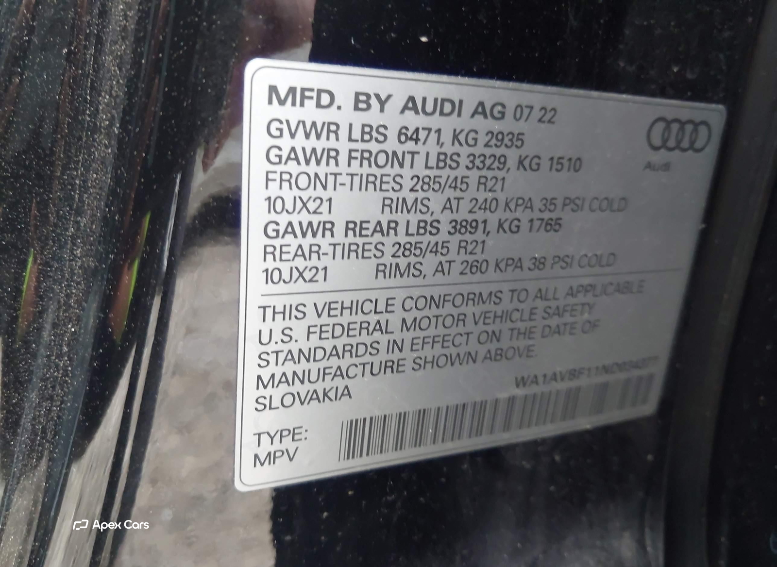 Audi Q8 2022