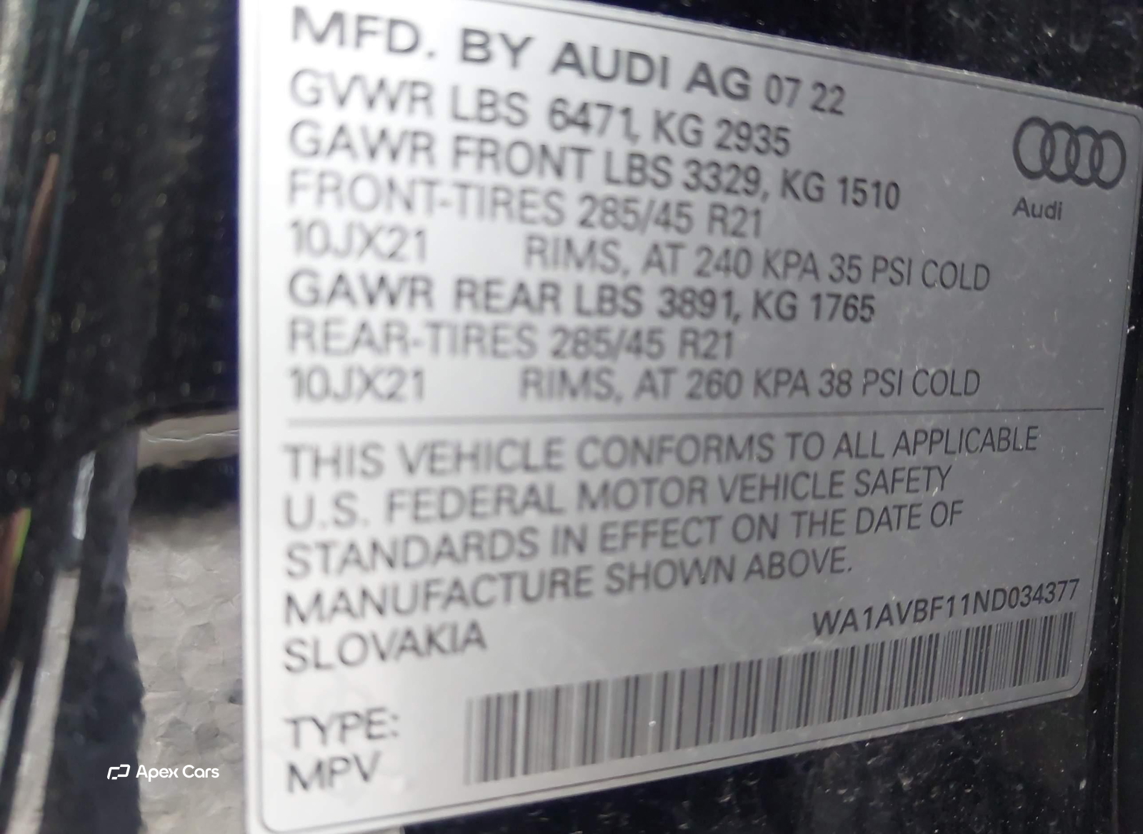 Audi Q8 2022