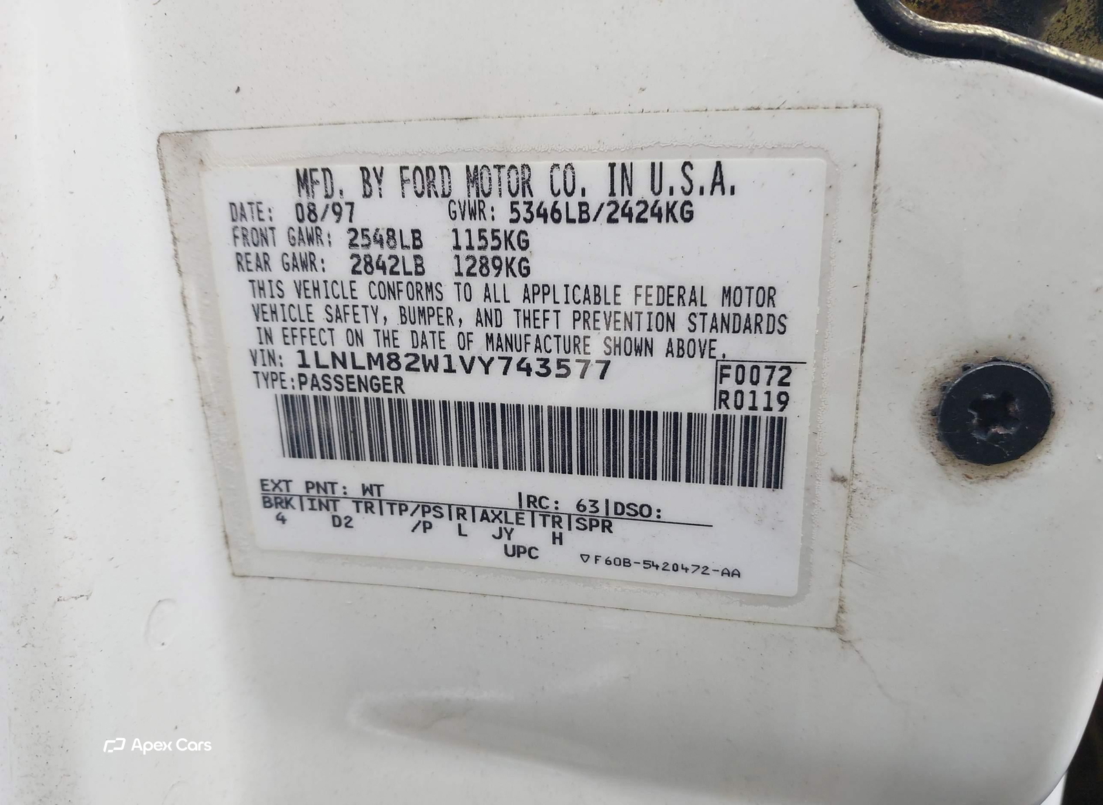 Lincoln Town Car 1997