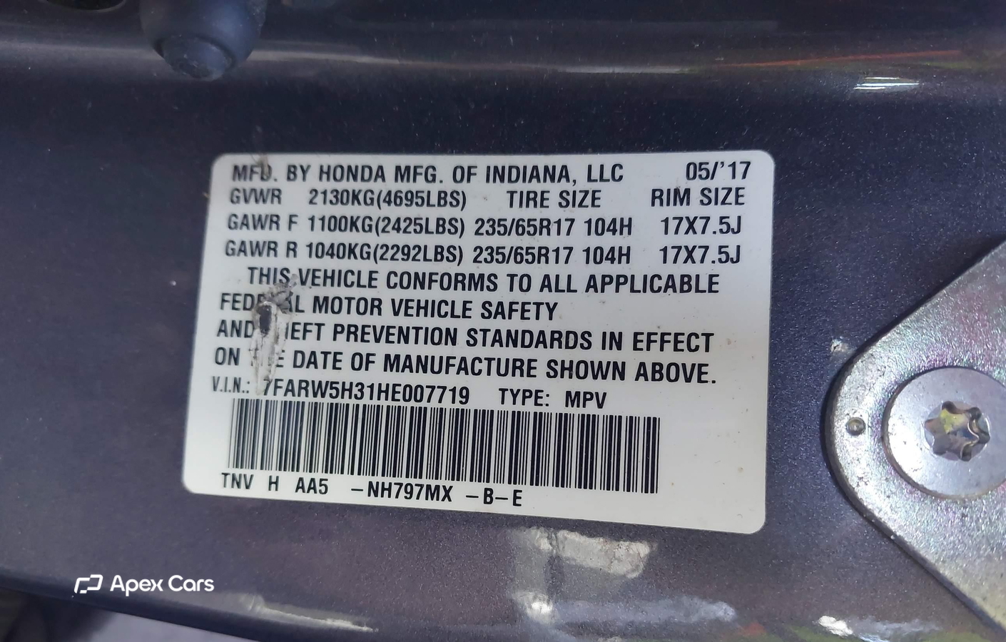 Honda CR-V 2017