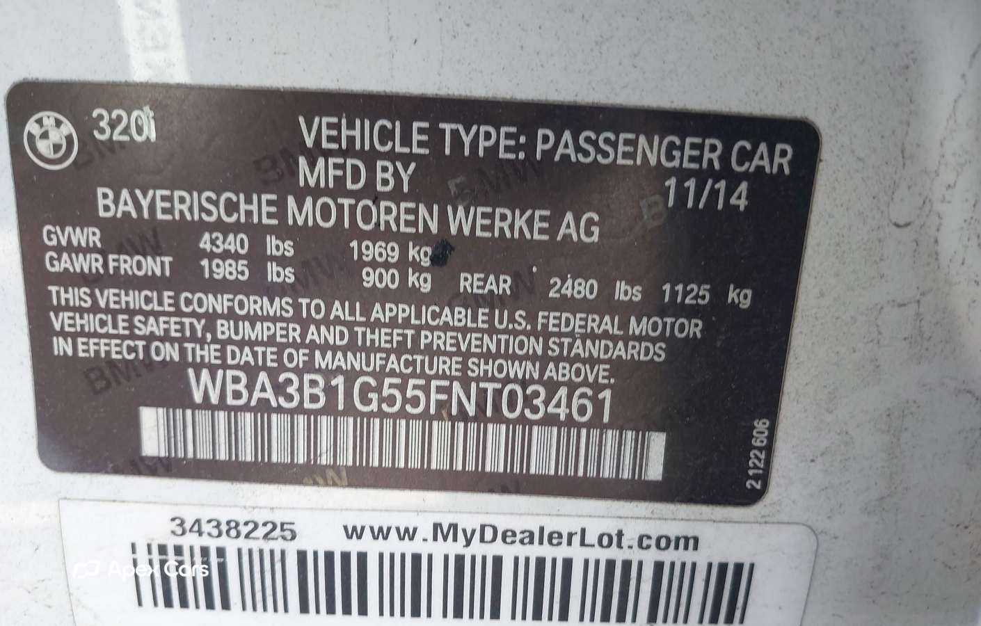 BMW Series 3 2015