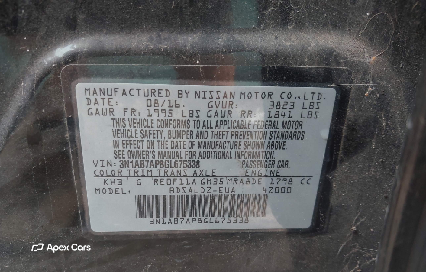 Nissan Sentra 2016