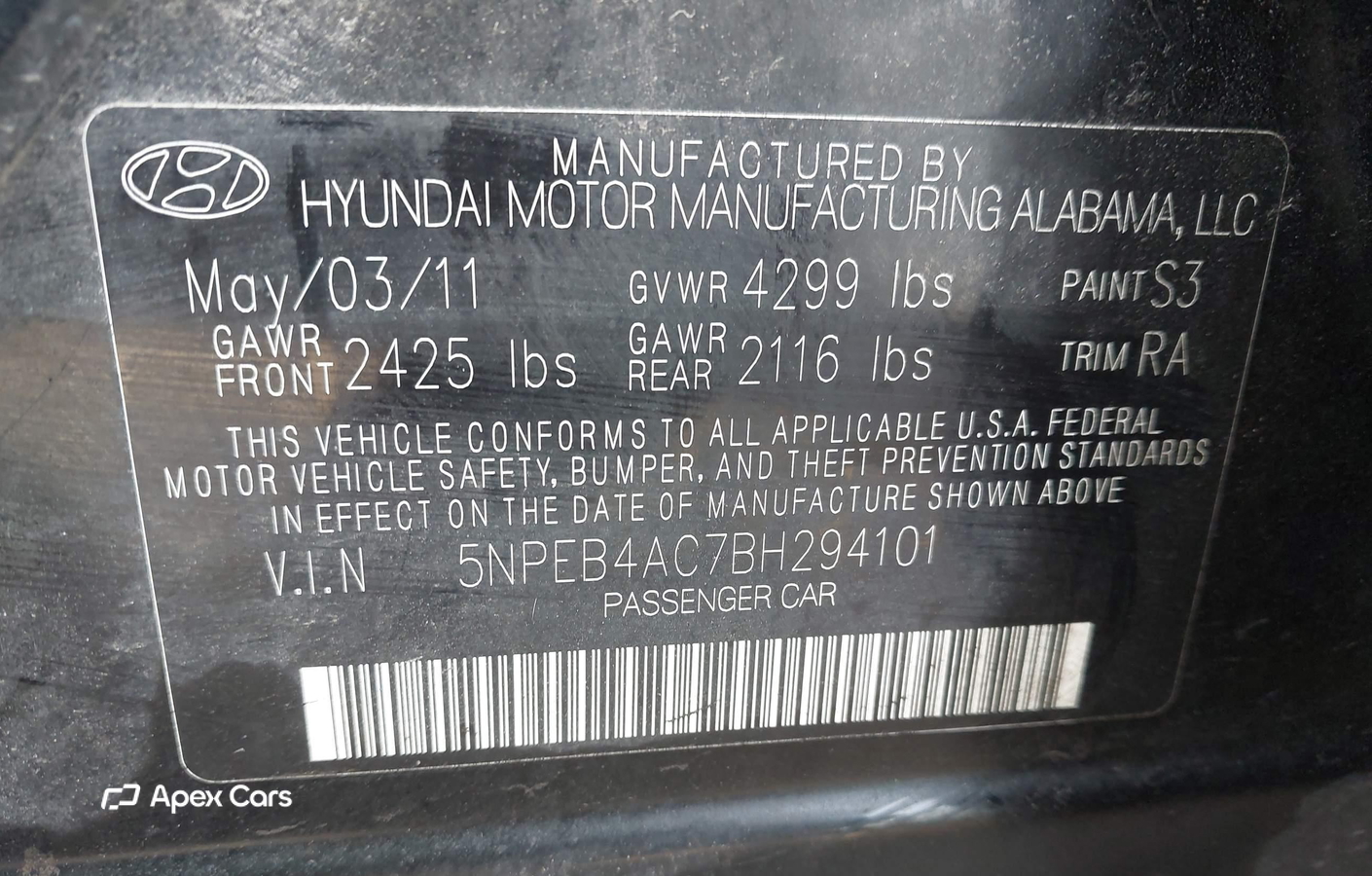 Hyundai Sonata 2011