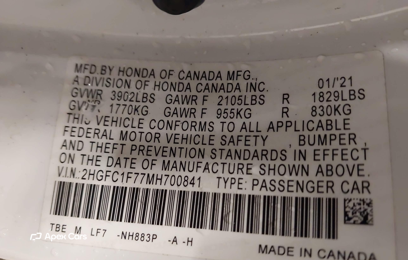 Honda Civic 2021