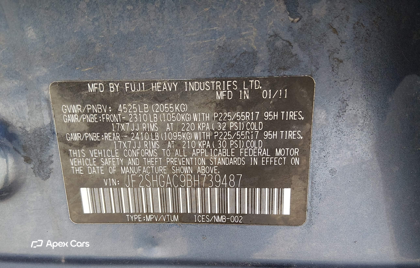Subaru Forester 2011