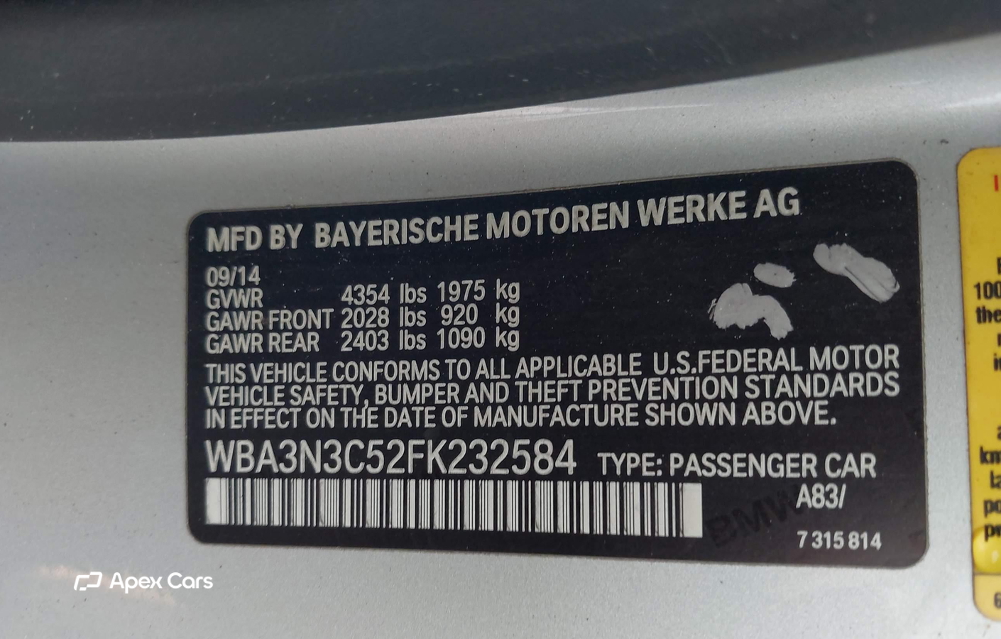 BMW Series 4 2015