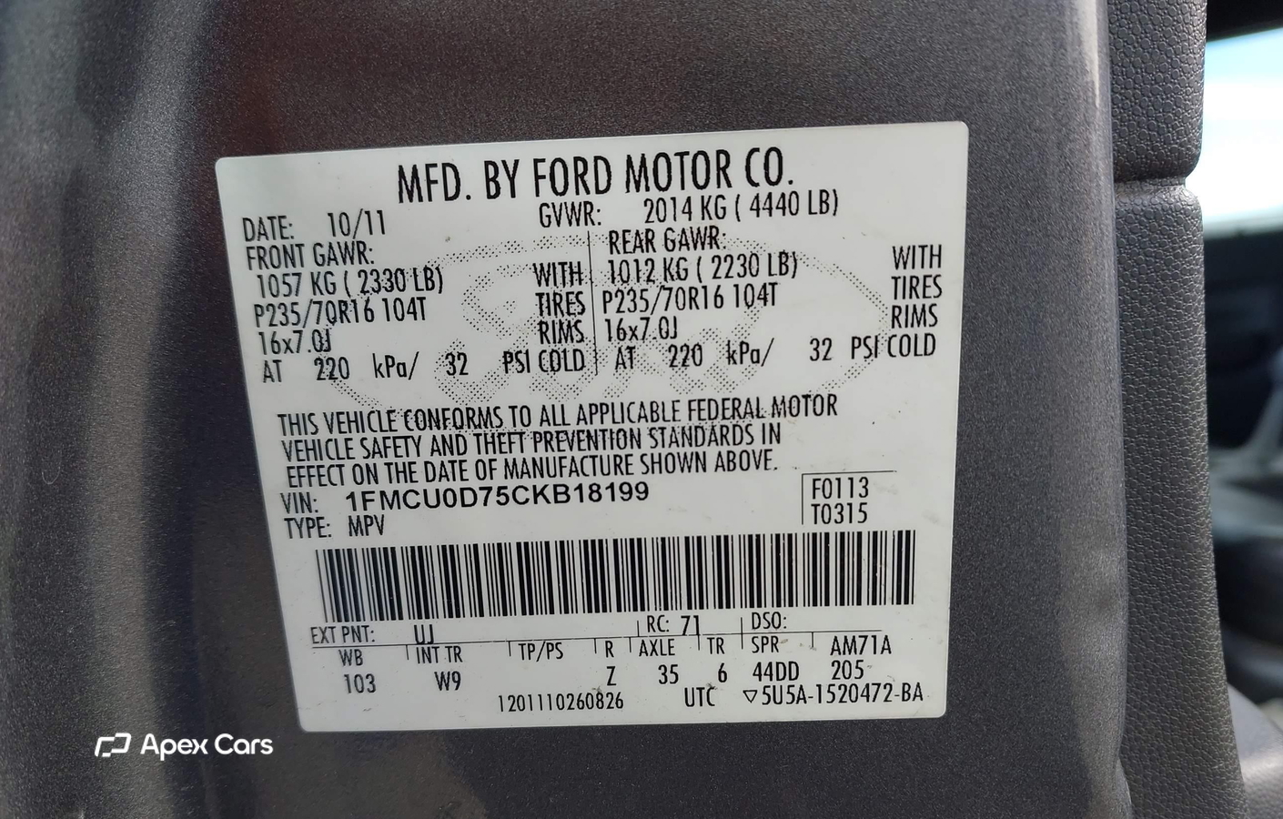 Ford Escape 2012