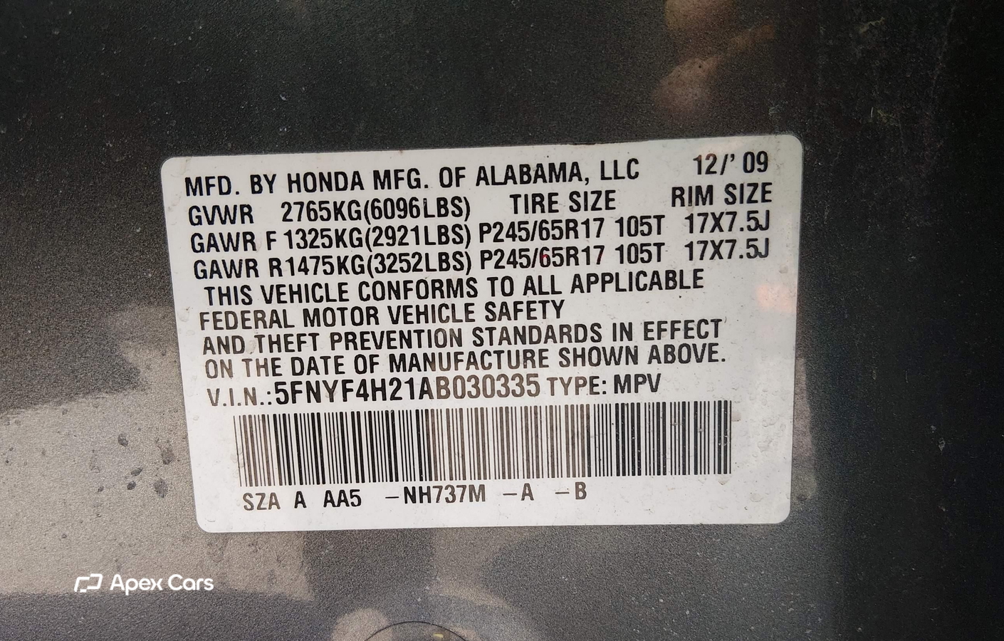 Honda Pilot 2010