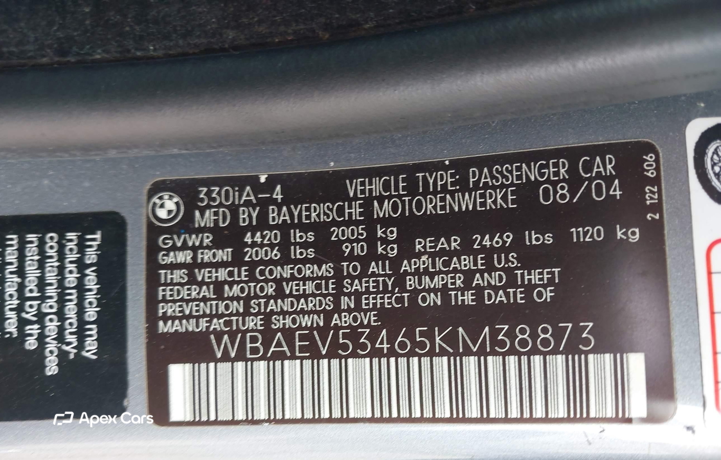 BMW Series 3 2005