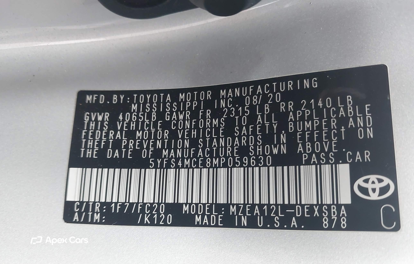 Toyota Corolla 2021