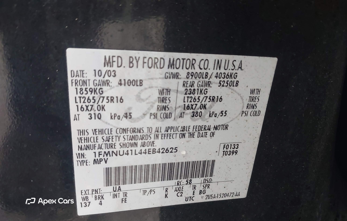 Ford Excursion 2004