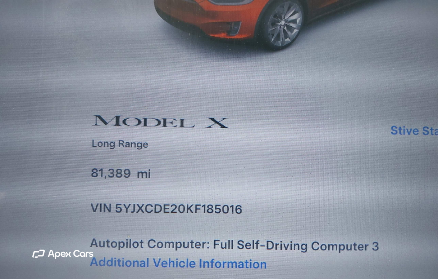 Tesla Model X 2019