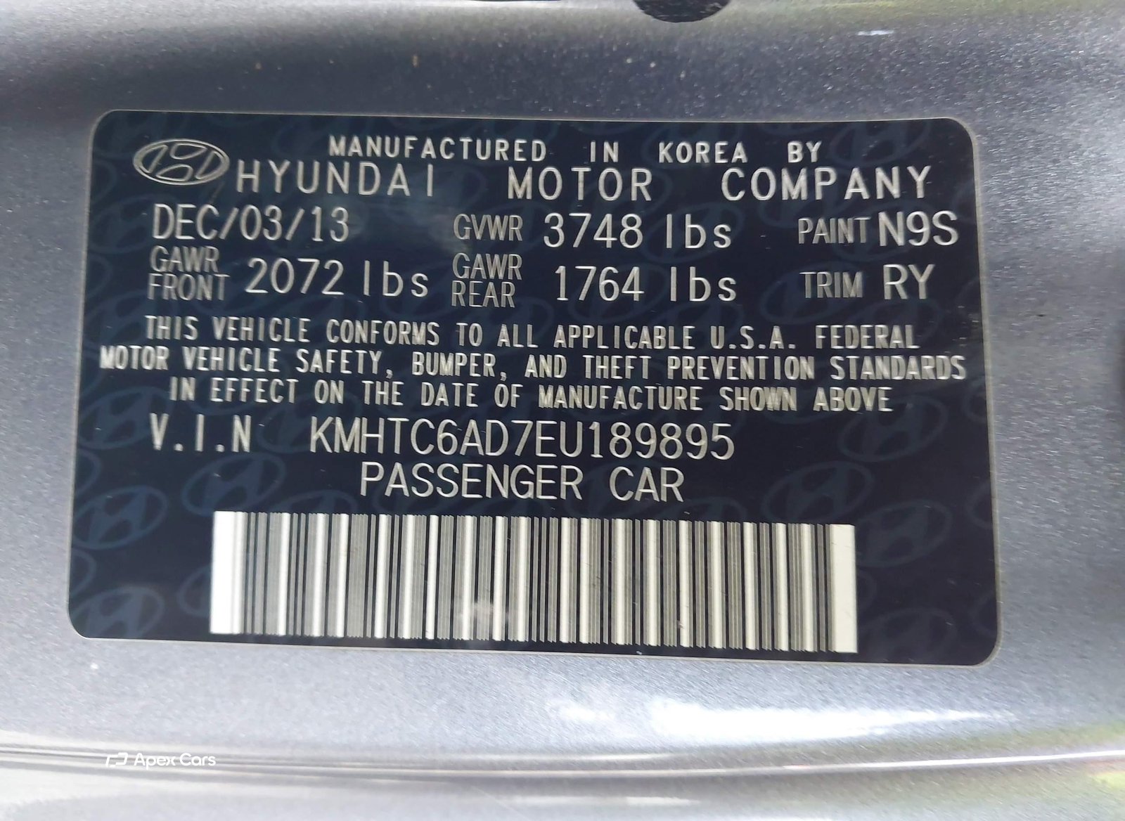 Hyundai Veloster 2014