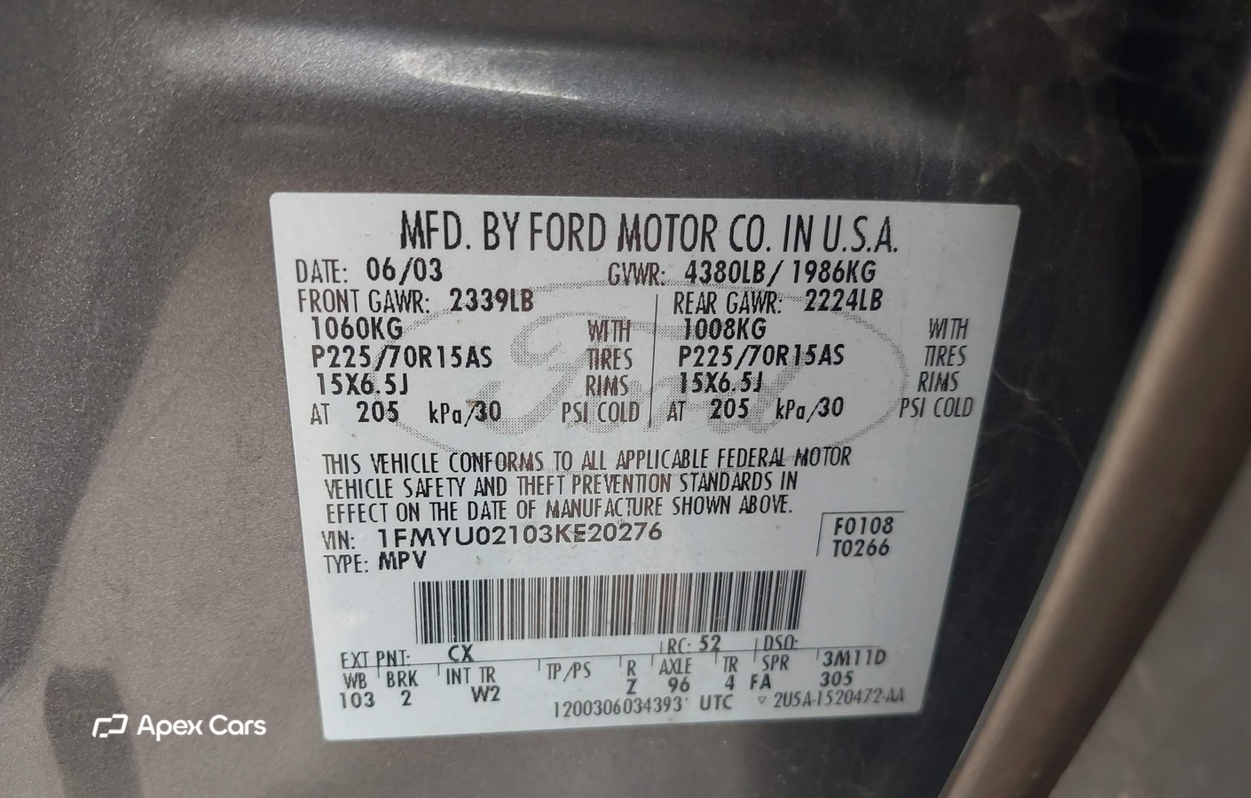 Ford Escape 2003