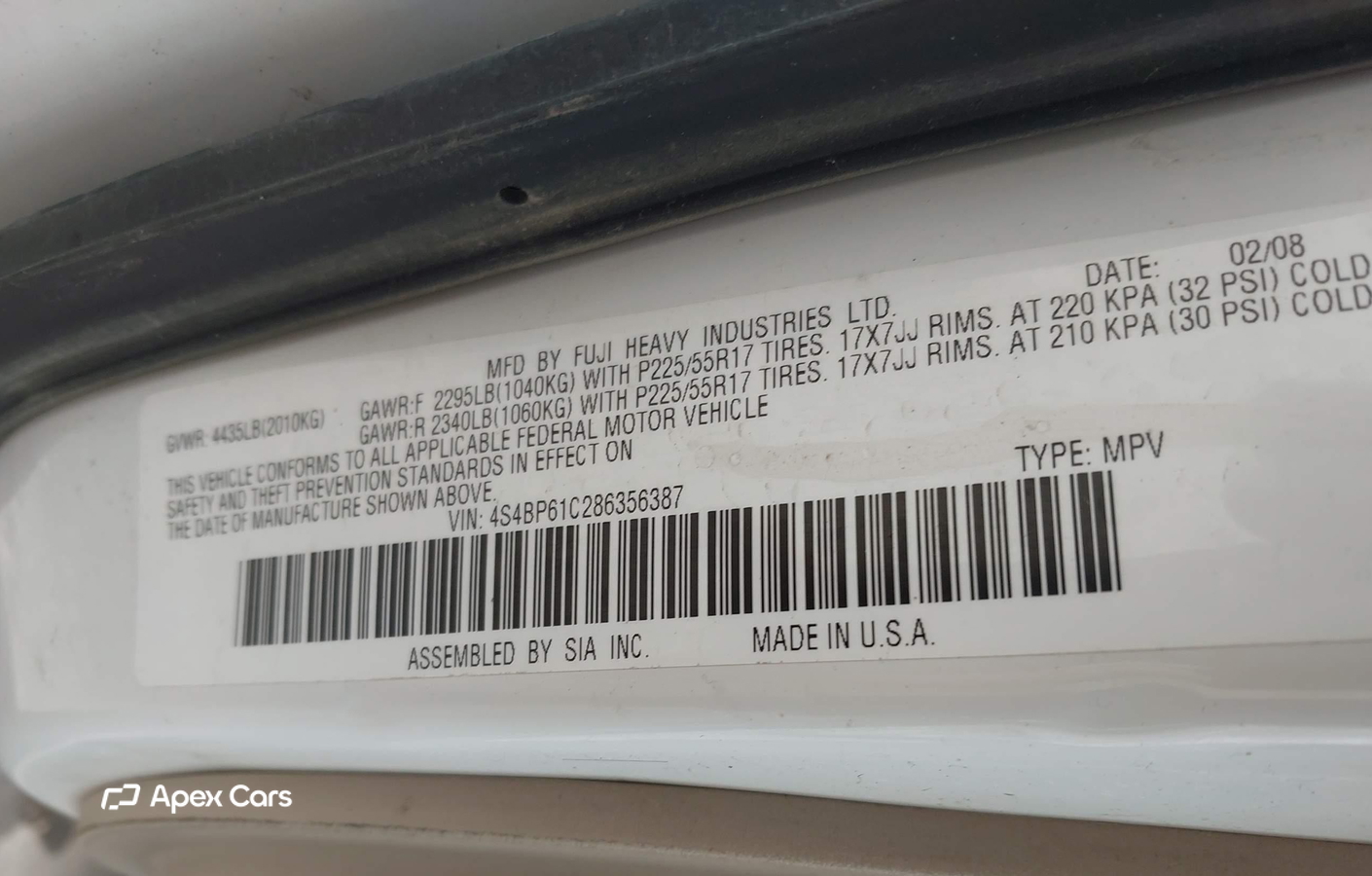 Subaru Outback 2008