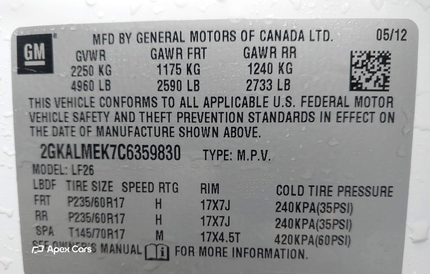 GMC Terrain 2012