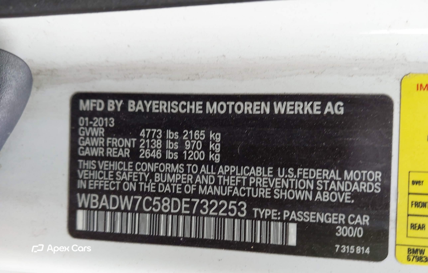 BMW Series 3 2013