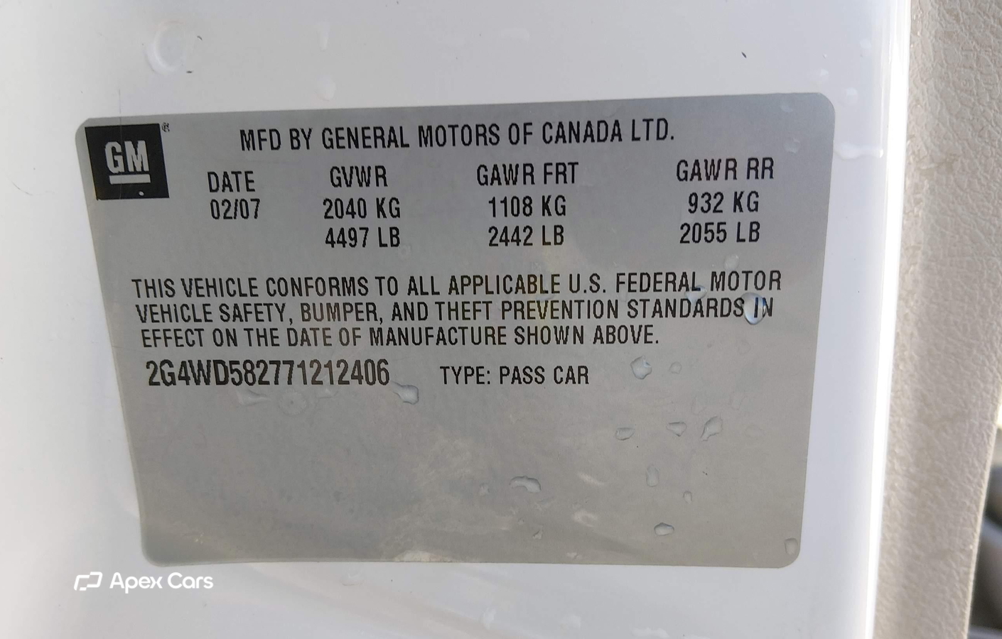 Buick LaCrosse 2007