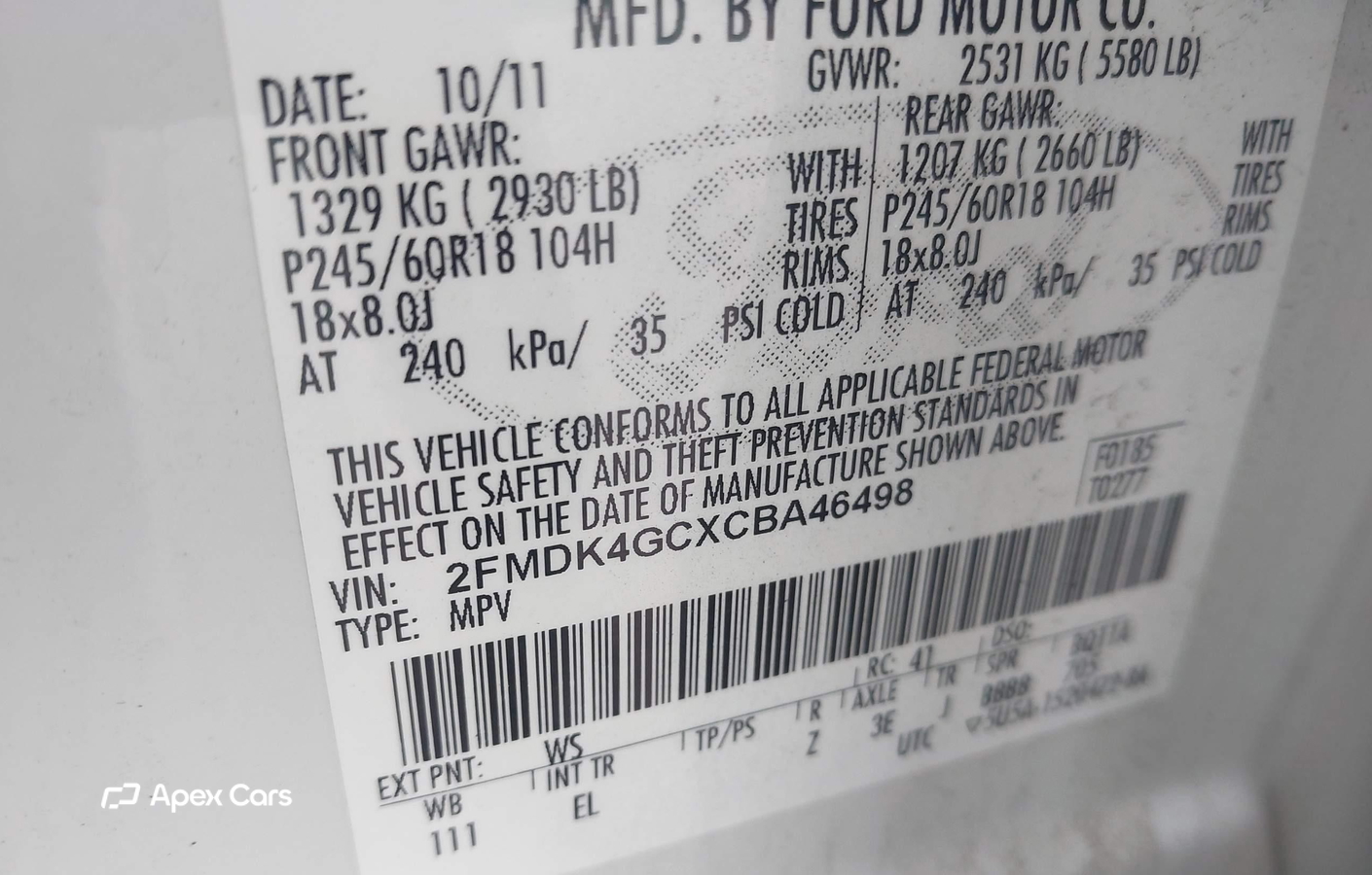 Ford Edge 2012