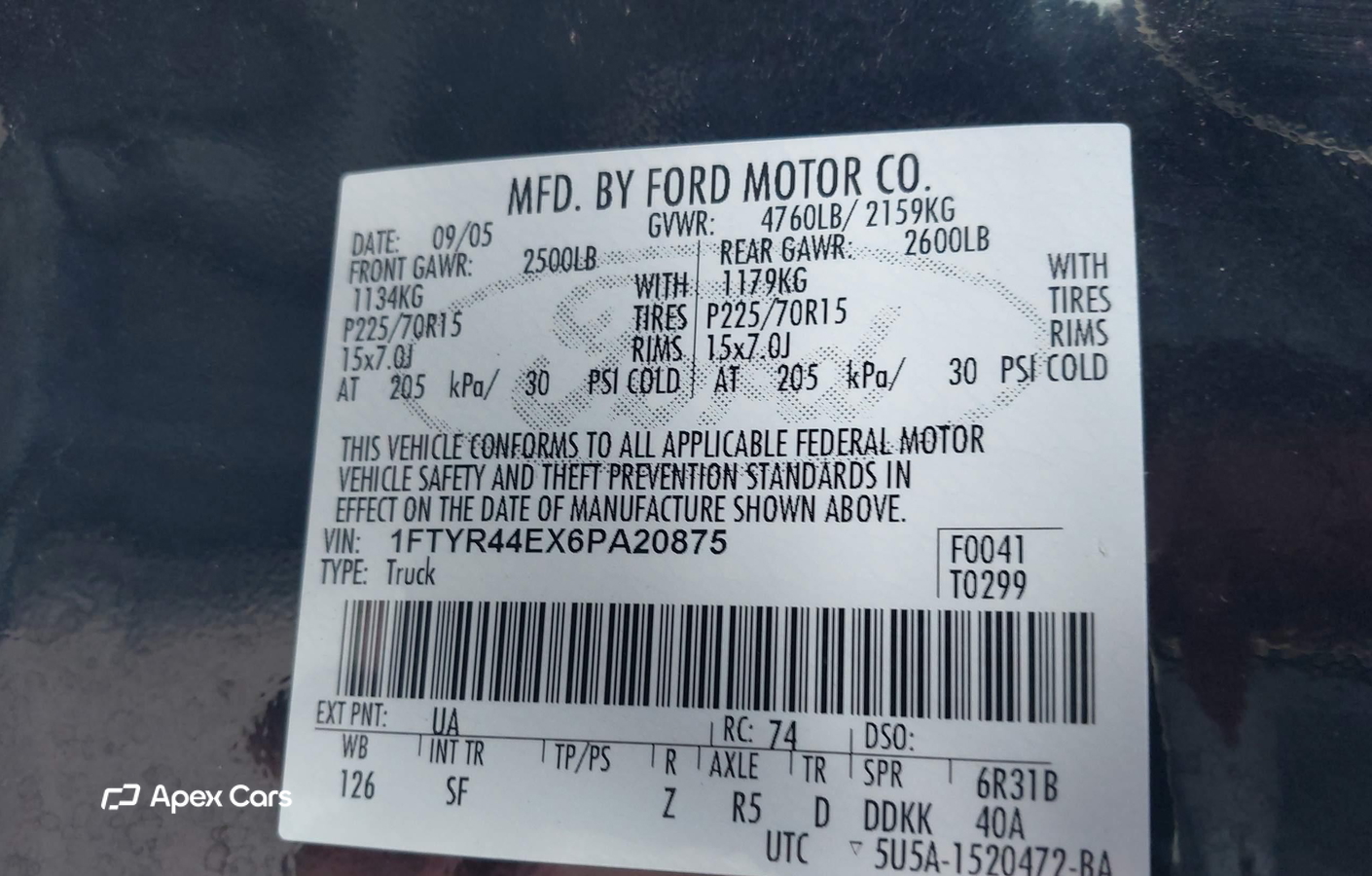 Ford Ranger 2006