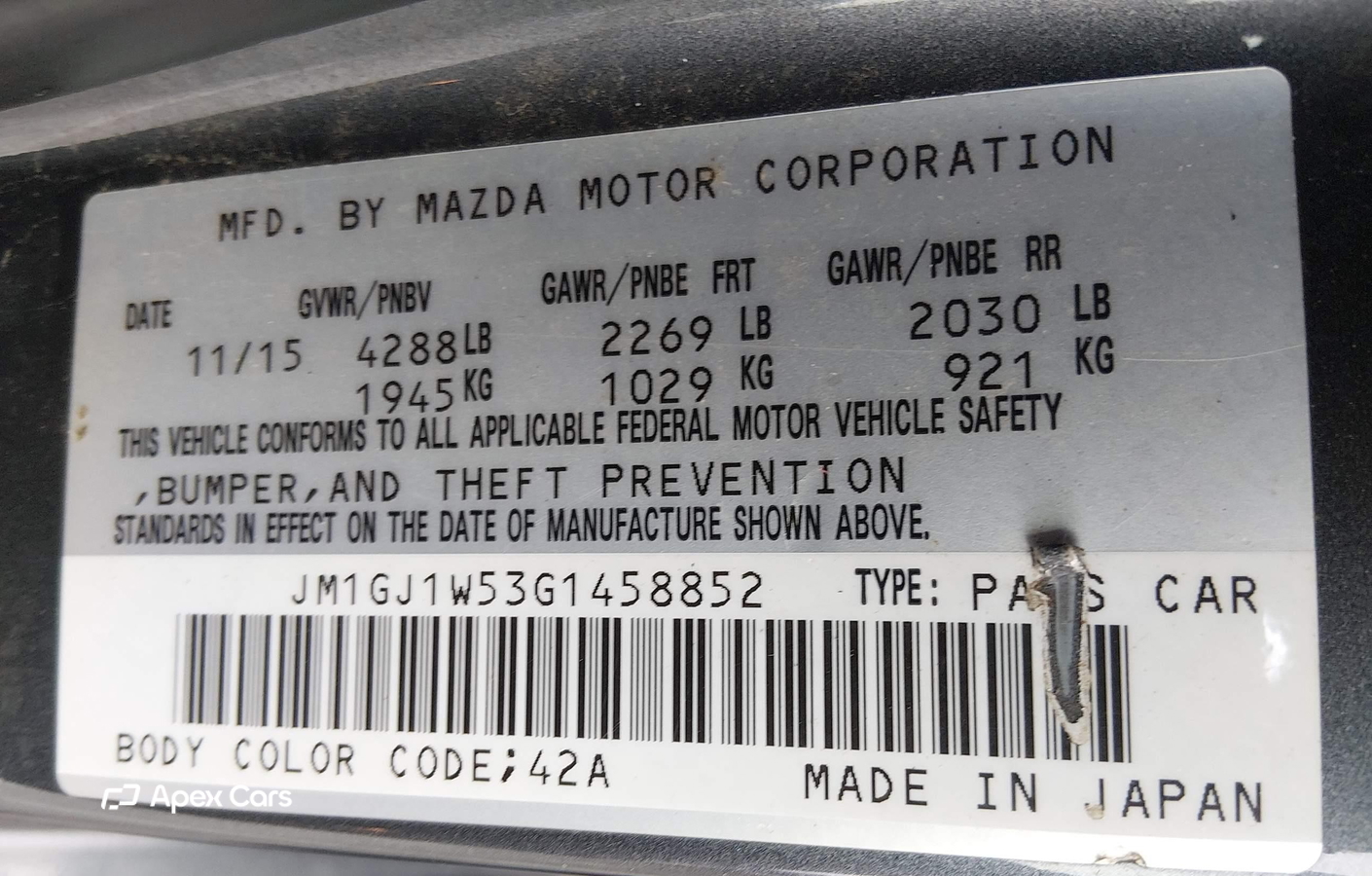 Mazda 6 2016