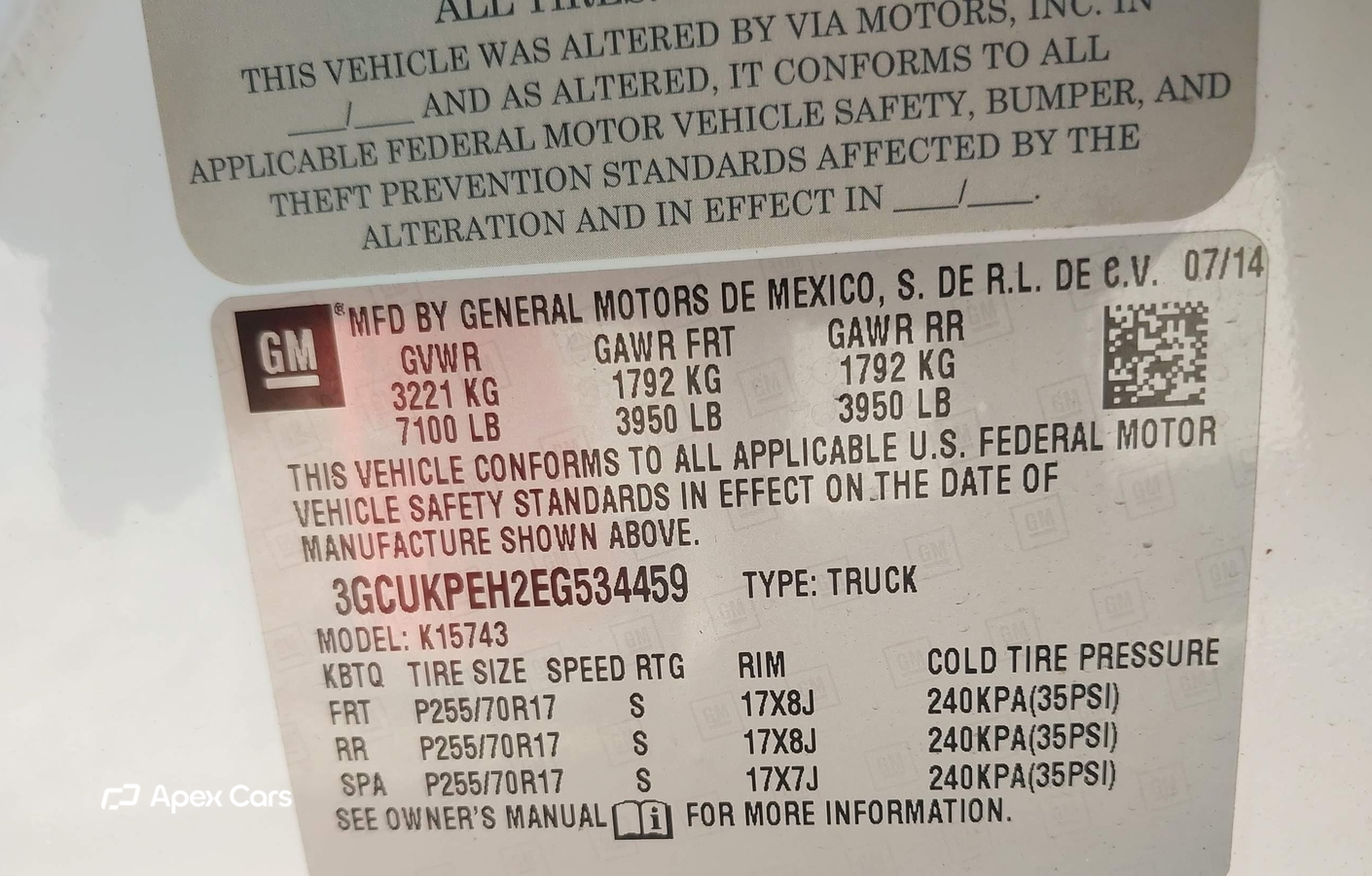 Chevrolet Silverado 2014