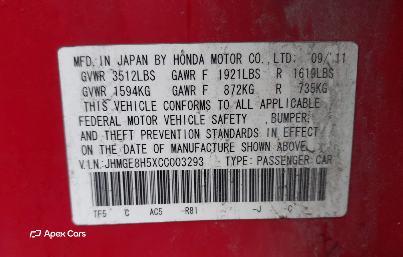 Honda Fit 2012
