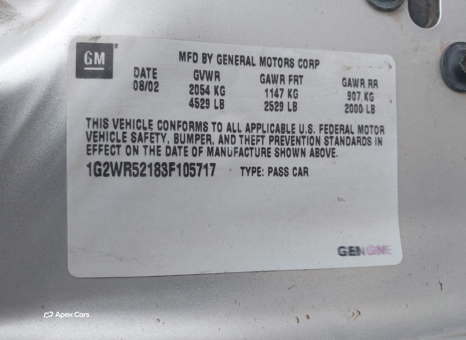 Pontiac Grand Prix 2003