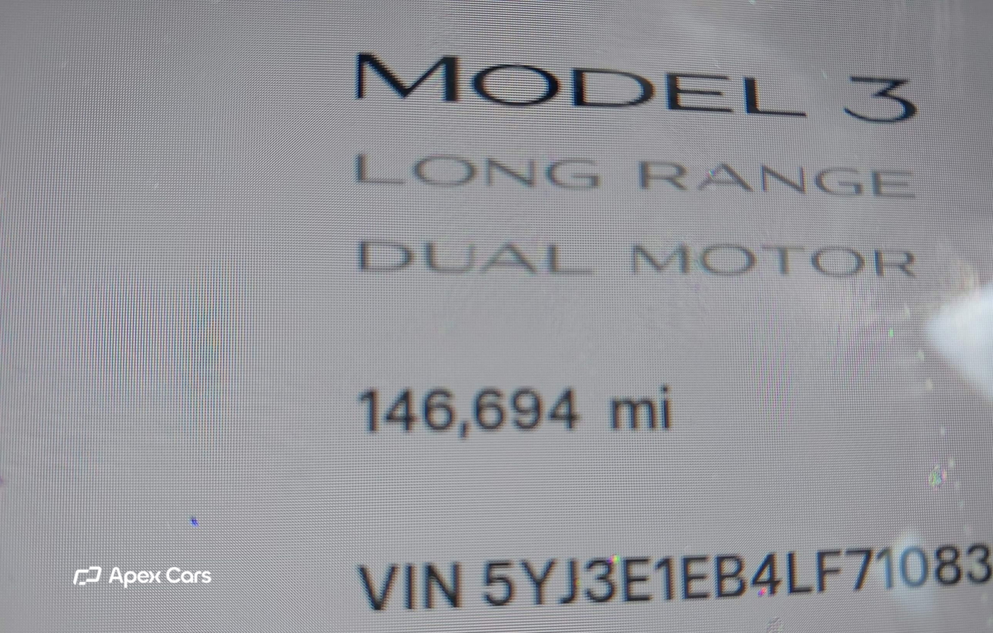 Tesla Model 3 2020
