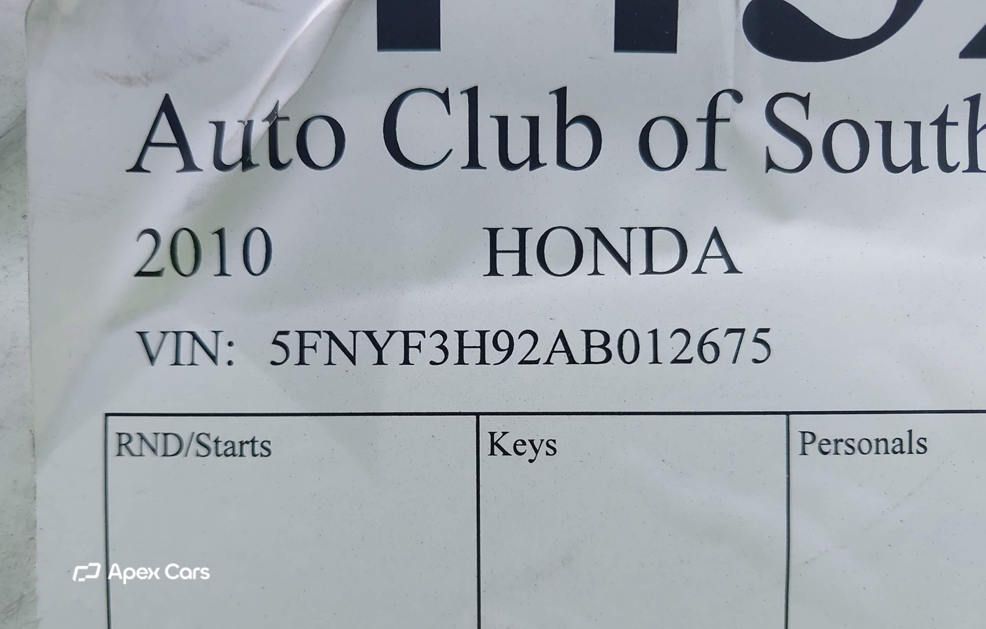 Honda Pilot 2010