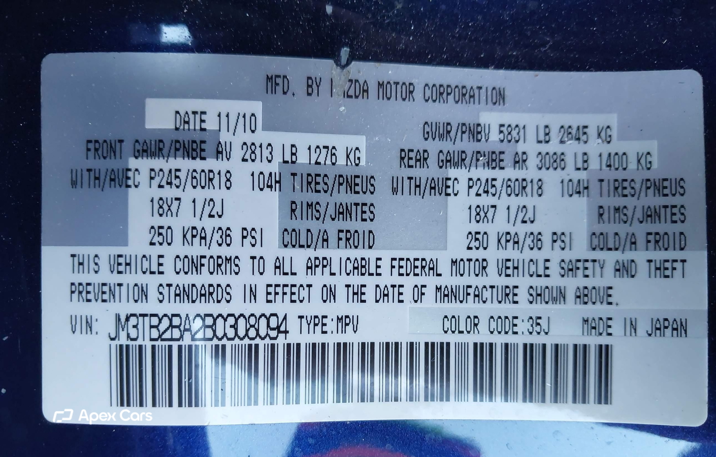 Mazda CX-9 2011