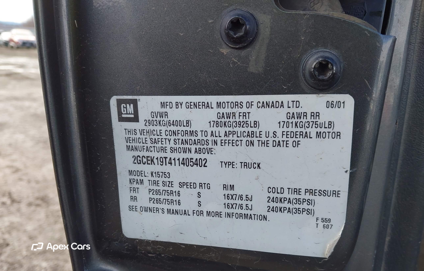 Chevrolet Silverado 2001