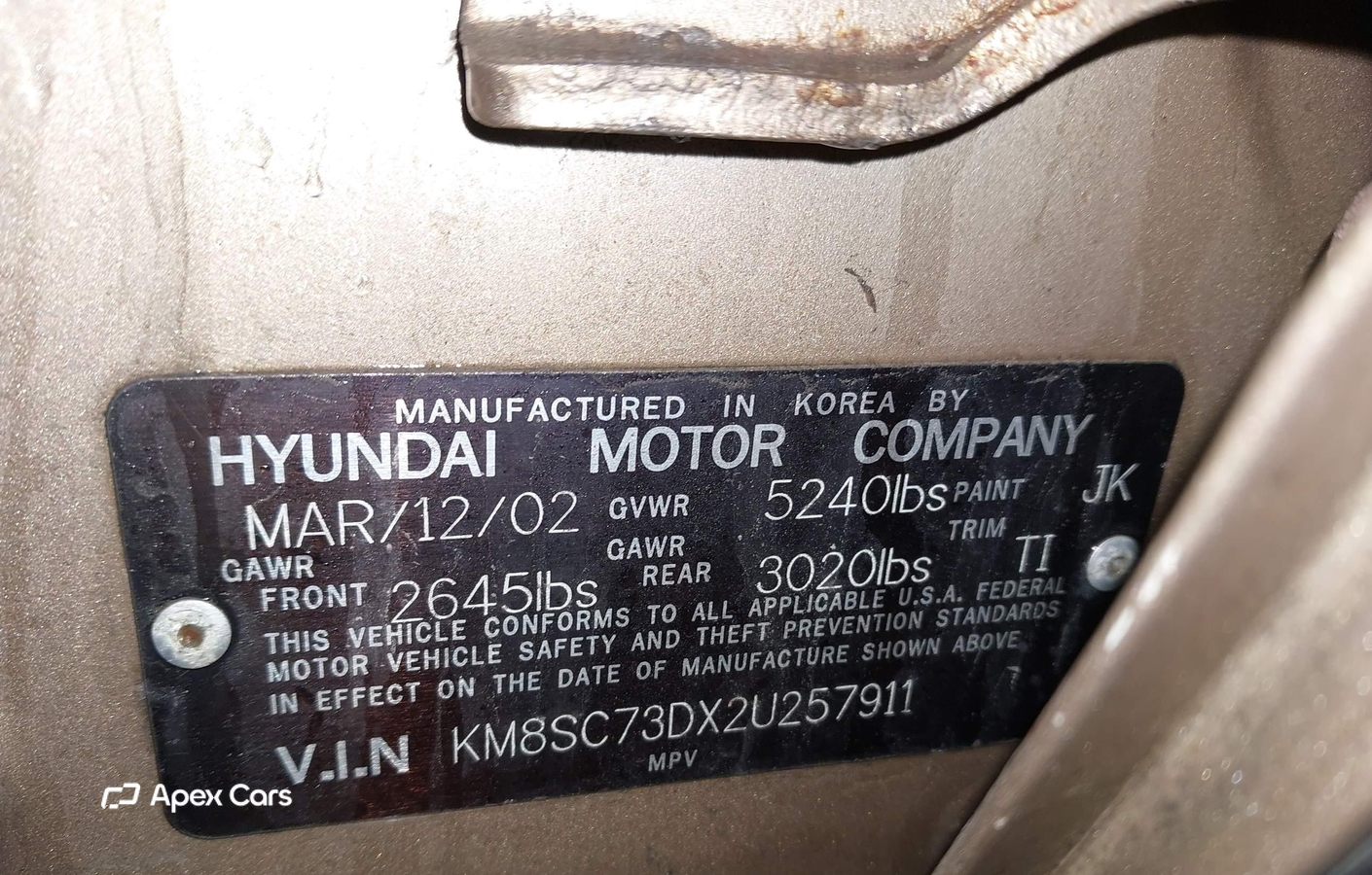 Hyundai Santa Fe 2002