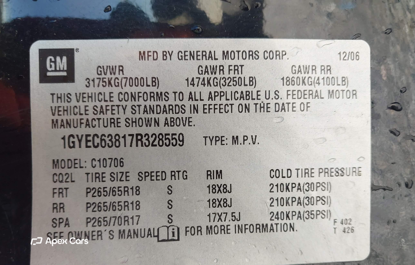 Cadillac Escalade 2007