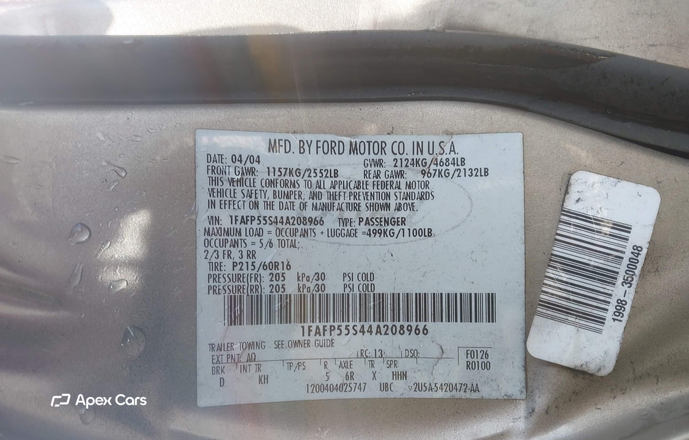 Ford Taurus 2004