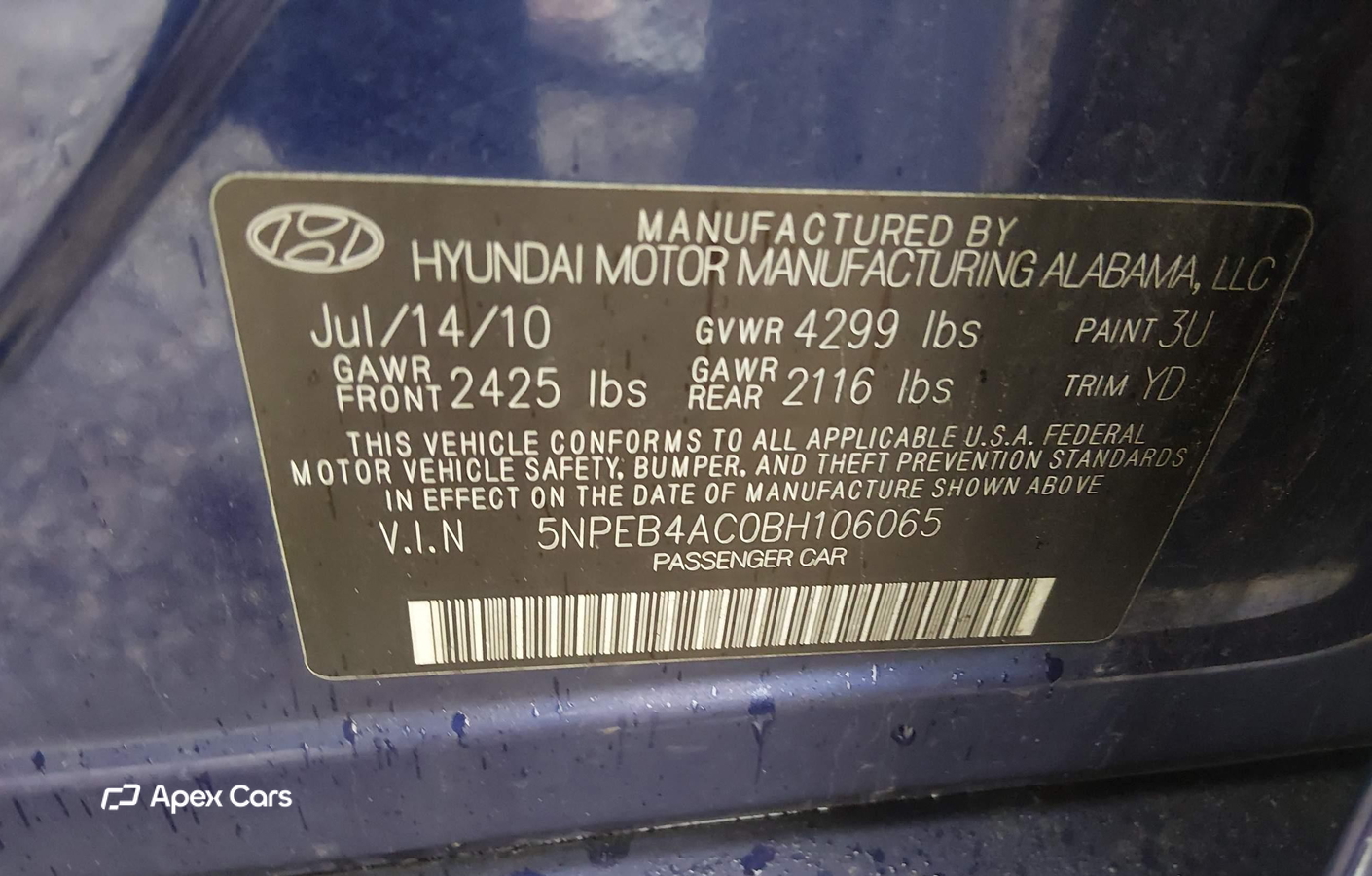 Hyundai Sonata 2011