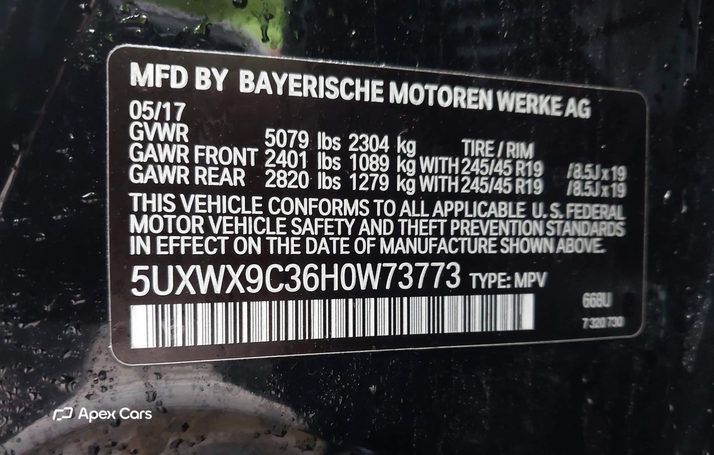 BMW X3 2017